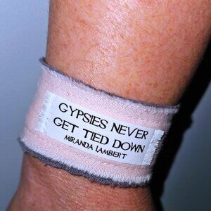 Miranda Lambert Cuff Bracelet Country Western Music Lyrics Gypsy Airstream Song
